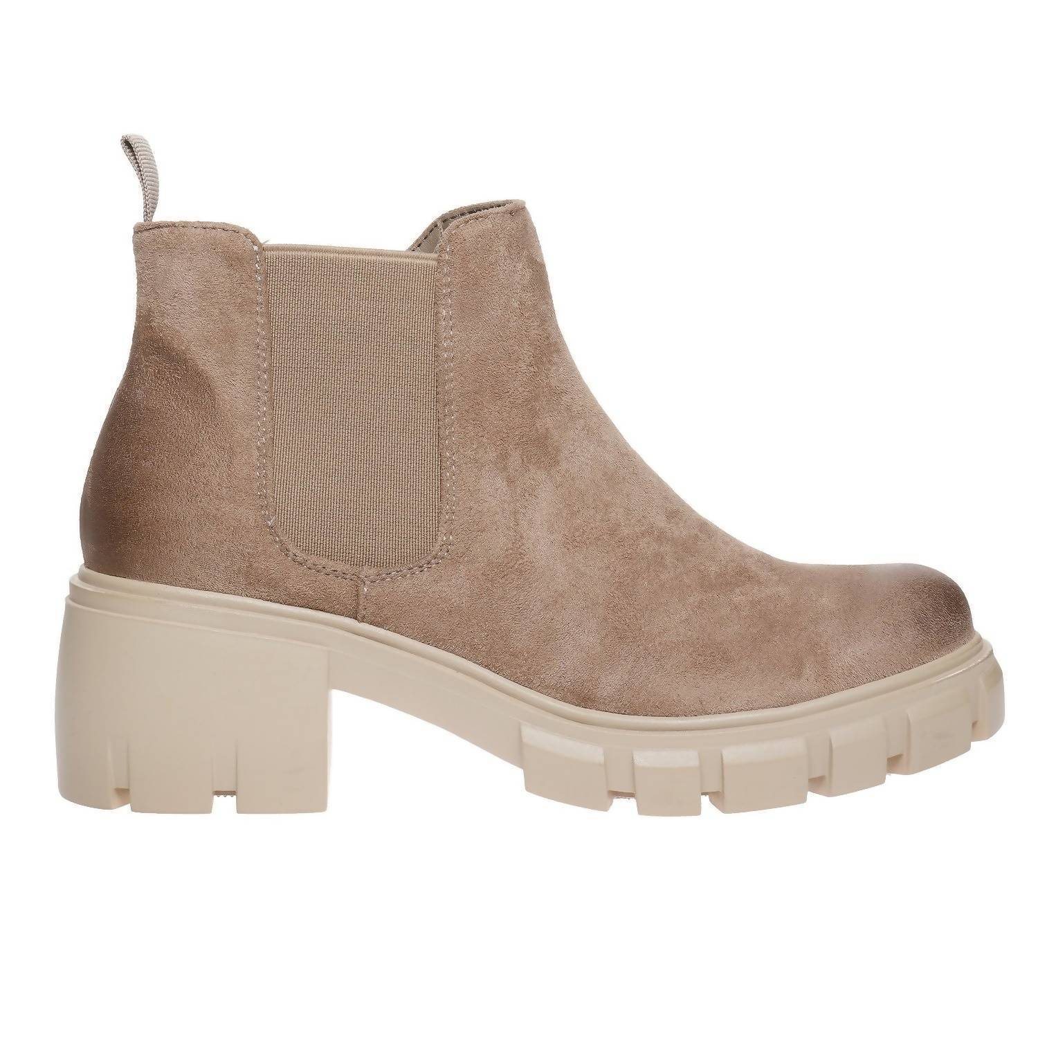 New Pierre Dumas Women's Chelsea Boots In Taupe